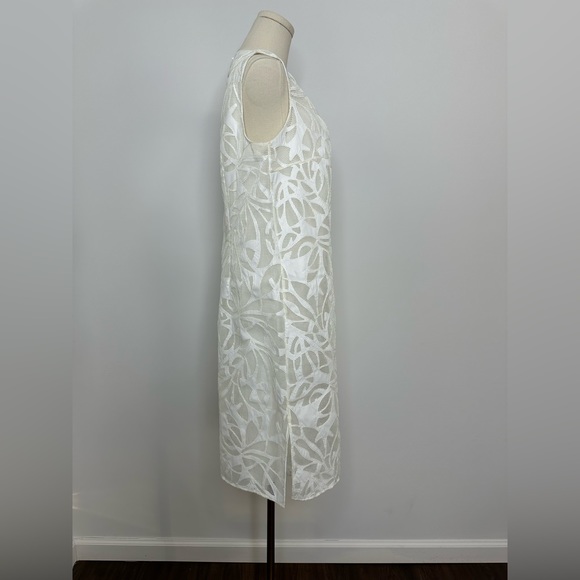 Akris Punto Faux Leather Leaves Dress - Picture 8 of 10